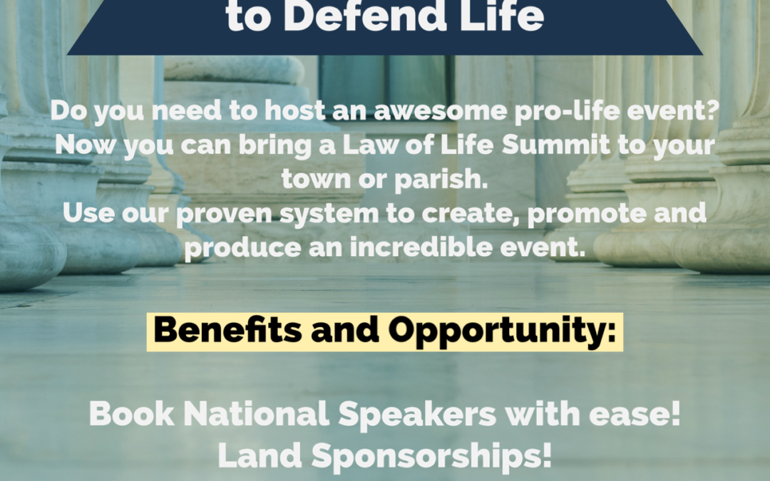 Host a Law of Life Summit!